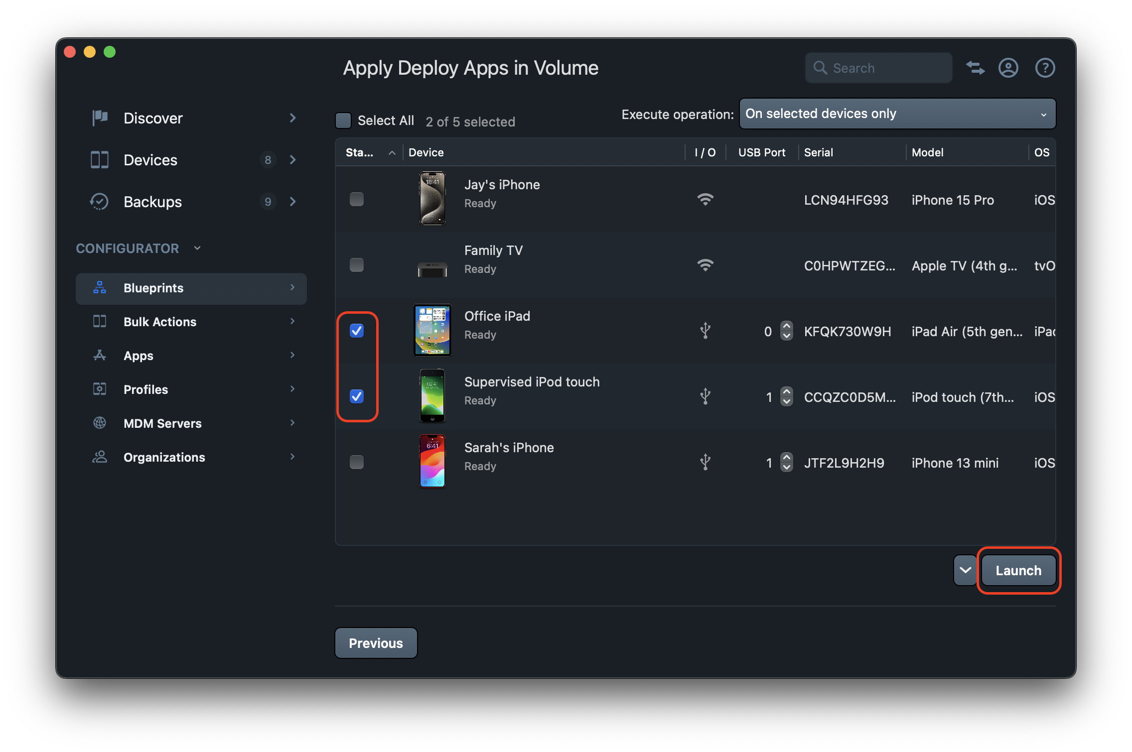 iMazing Configurator Deploy App