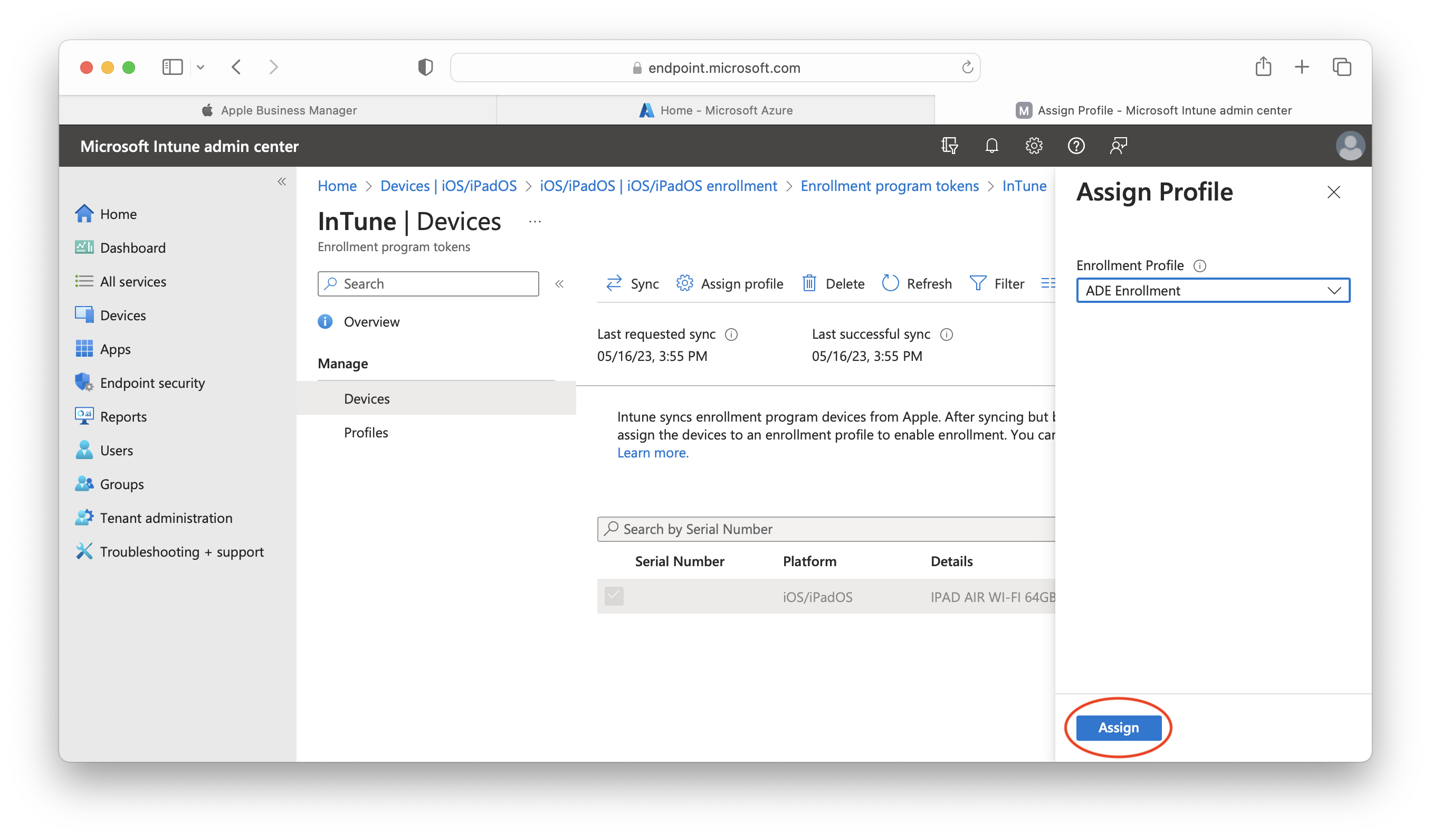 Intune Confirm