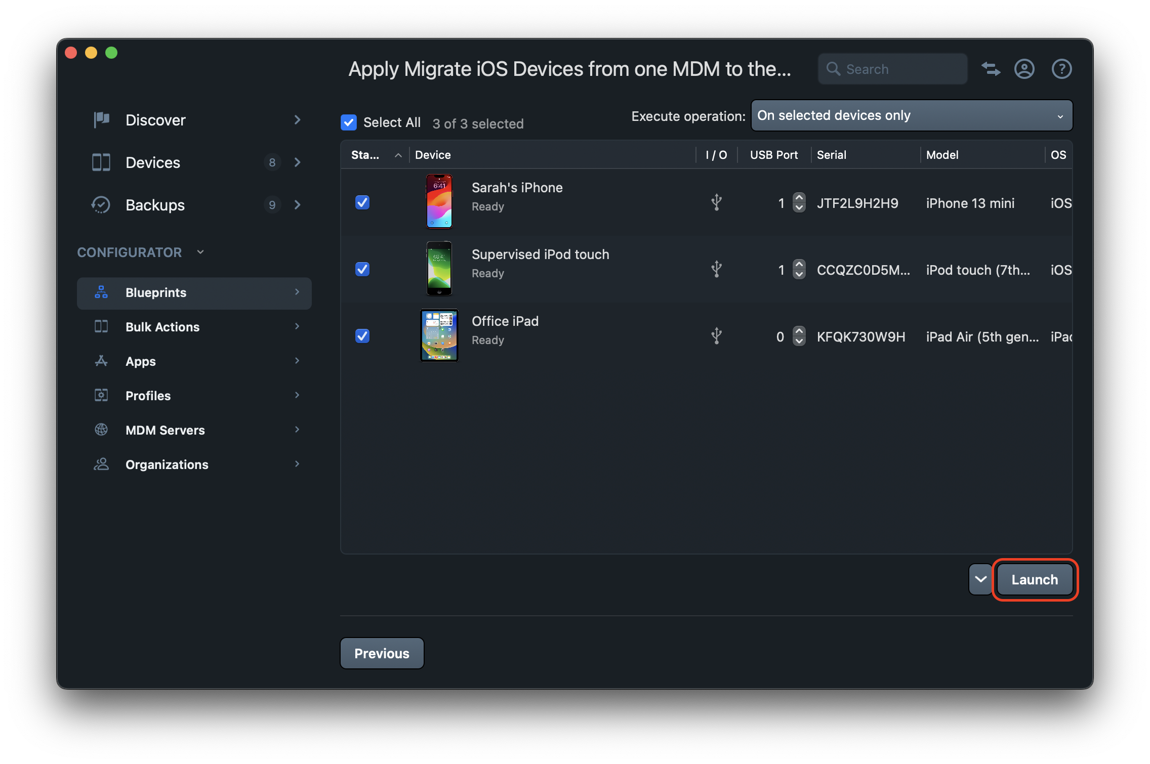 Backup options