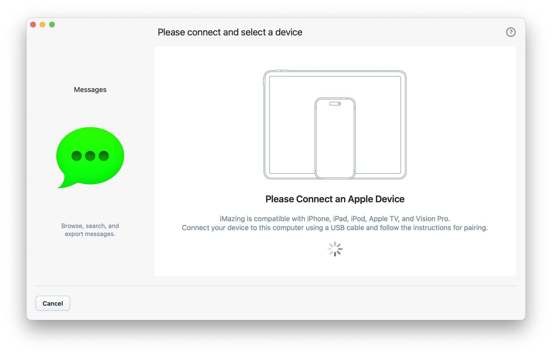 Connect your Apple device